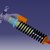 Car Shock Absorber – Complete 3D CAD Model