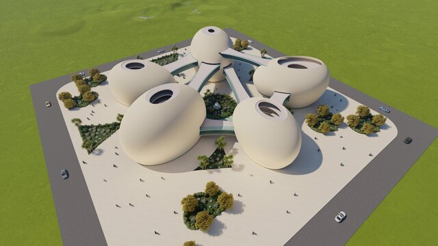 3D model of Galxy SOHO - Simulation