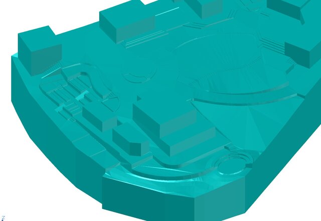 3D model of Full Cycle: Topographic Survey → Grading Design → 3D Printed Scale Model for Client Presentation