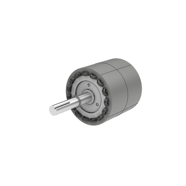 3D model of AC motor design in Rhinoceros 3D
