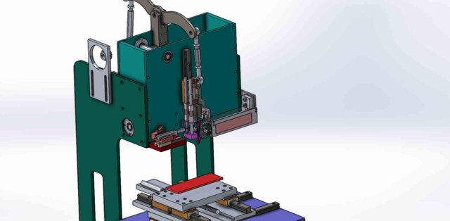 3D model of 4-Axis Automatic Brush Tufting Machine - Concept Design (Work in Progress)