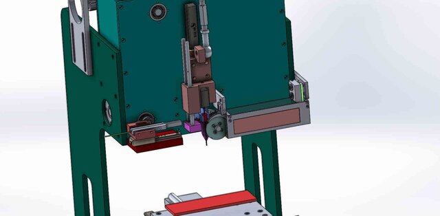 3D model of 4-Axis Automatic Brush Tufting Machine - Concept Design (Work in Progress)