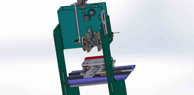 3D model of 4-Axis Automatic Brush Tufting Machine - Concept Design (Work in Progress)