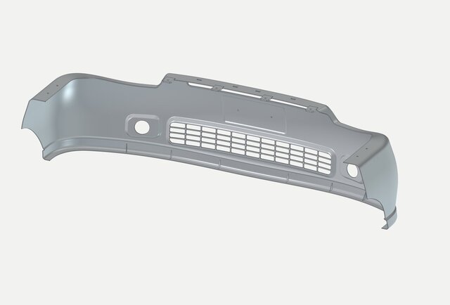 Front Bumper Cover FBC-01 - Injection Molded, Grille Air Intake and Fog Lamp Pockets – image 4 of 4