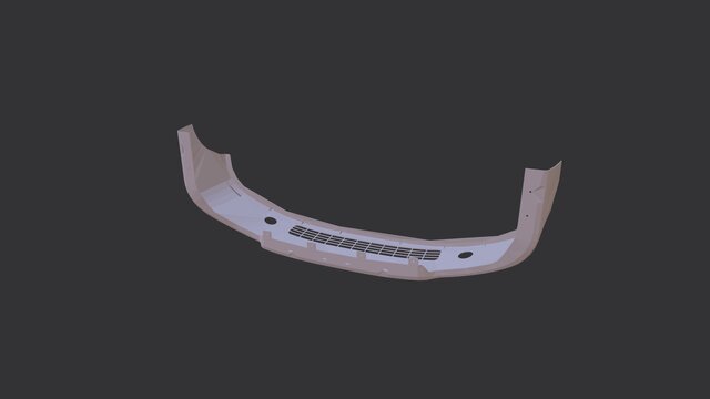 Front Bumper Cover FBC-01 - Injection Molded, Grille Air Intake and Fog Lamp Pockets – image 3 of 4