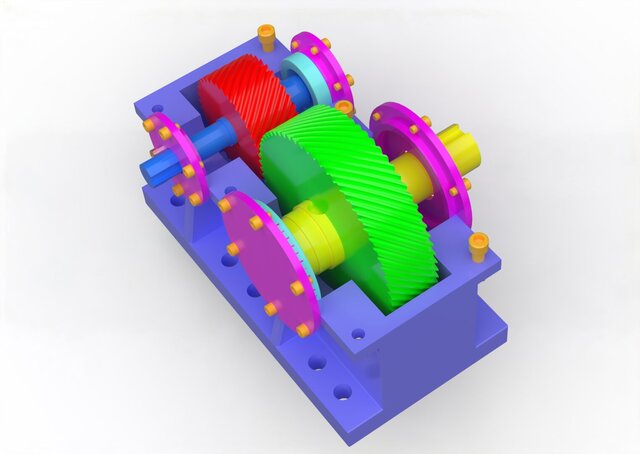 3D model of Gearbox