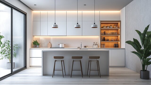 3D model of Kitchen Interior Design