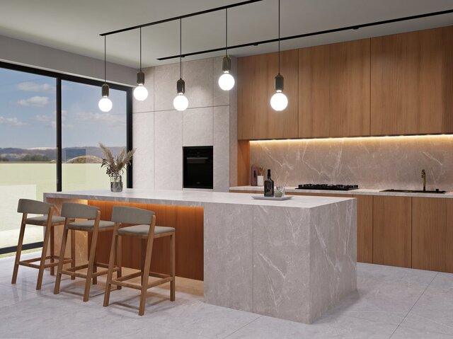 3D model of Kitchen Interior Design