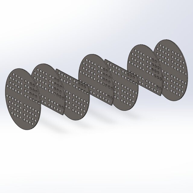 3D model of Shell and Tube Heat Exchanger