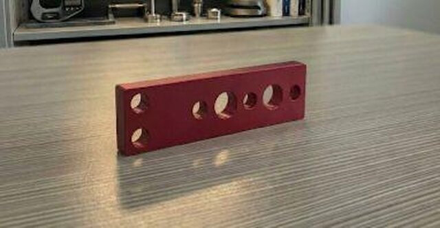 3D model of CNC Machined Aluminum Fixture Plate | CAD, Drawing & Production