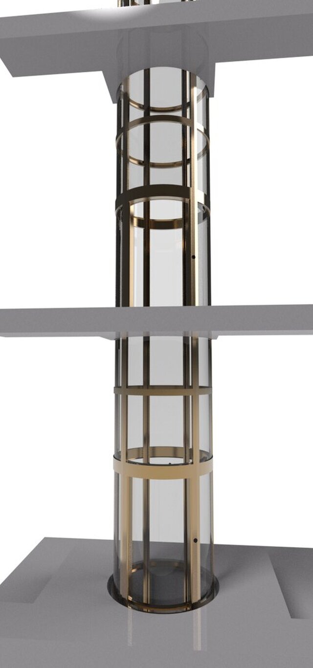 3D model of Panoramic Elevator Design