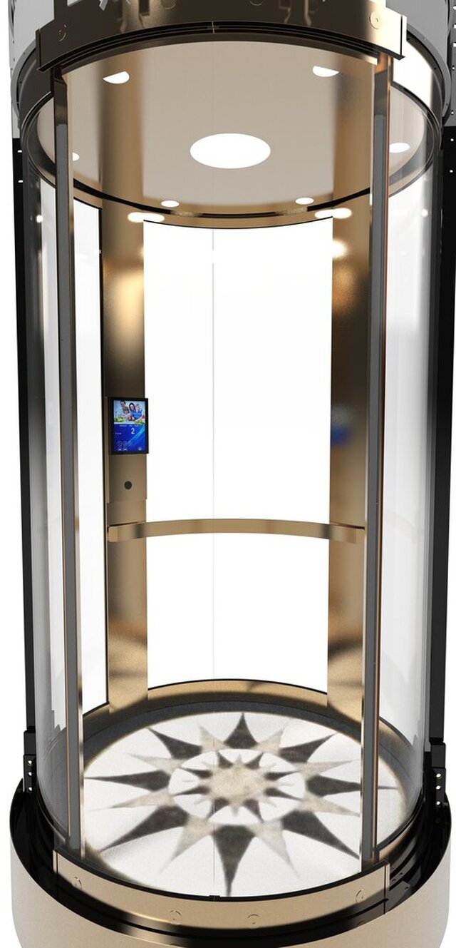 3D model of Panoramic Elevator Design