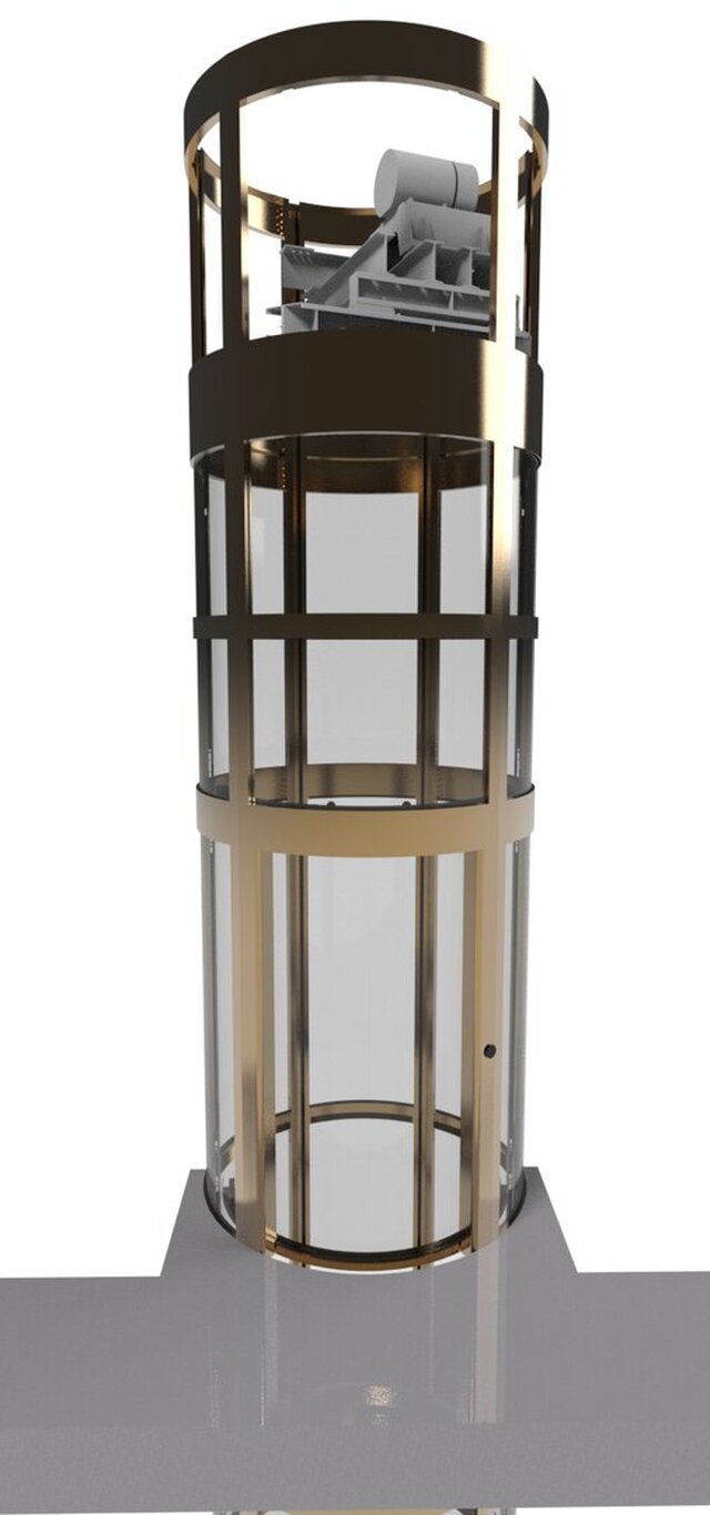 3D model of Panoramic Elevator Design