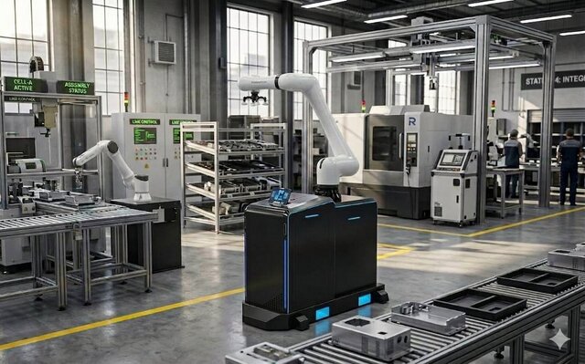 3D model of Next-Gen Modular System Enclosure: Redefining Industrial Cobot Integration