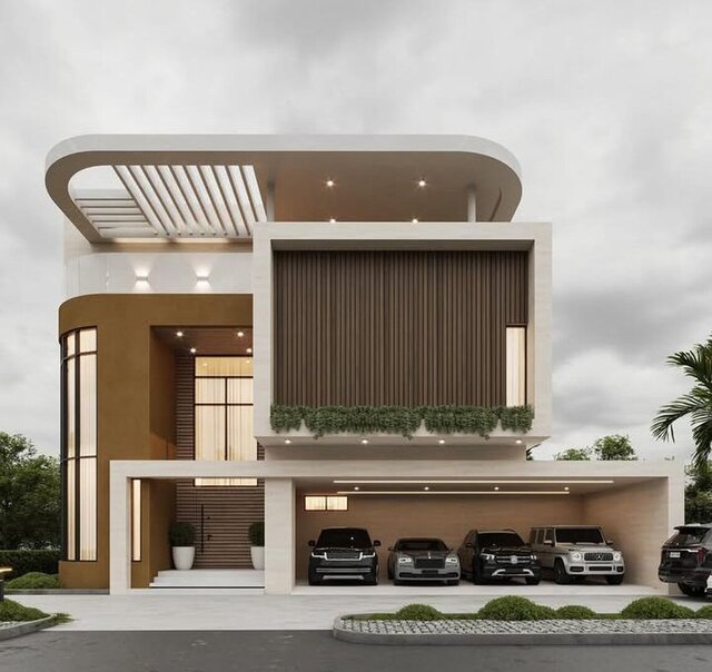 Luxury 5,000 sq ft Tropical Modern Villa – FULL Stamp-Ready Package