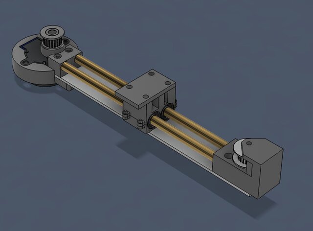 3D model of Atuador linear