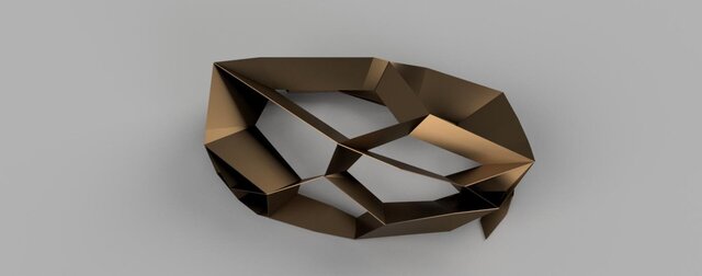 Parametric COFFEE Table  - Faceted Sculptural Design