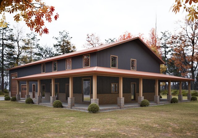 Barndominium Exterior Visualization