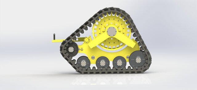 3D model of Truck Mount off-road Track