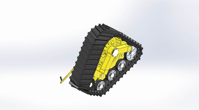 3D model of Truck Mount off-road Track