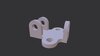 Clevis U-Bracket for Pivot Connection design by lanham3Dworks