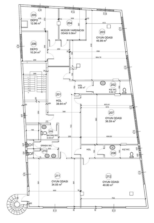 Floor Plans Drafting in AutoCAD – image 2 of 2
