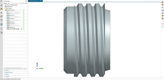 3D model of 18. Pillow Ball Bushing & Threaded Retainer