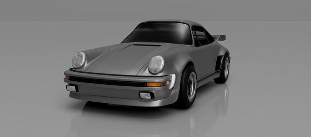 Porsche 911 turbo 1987 remodeling