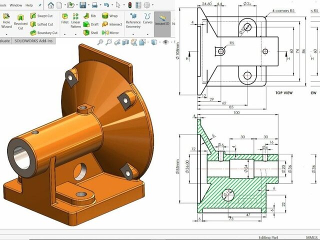 Mechanical Component CAD Modeling – image 1 of 1