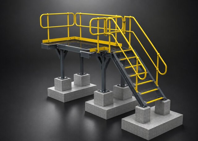 Structural Stair & Handrail Assembly