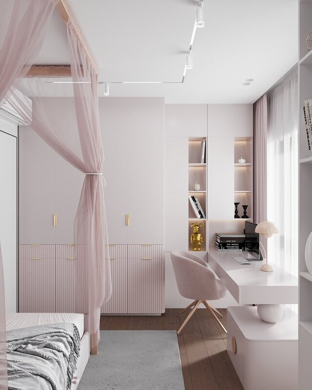 3D Cozy Boys’ Bedroom Interior Design