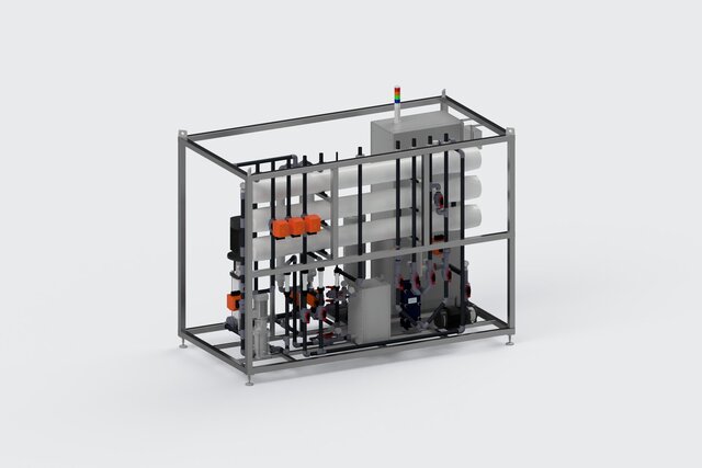 Industrial Reverse Osmosis Water Purification System | Mechanical Design – image 3 of 11