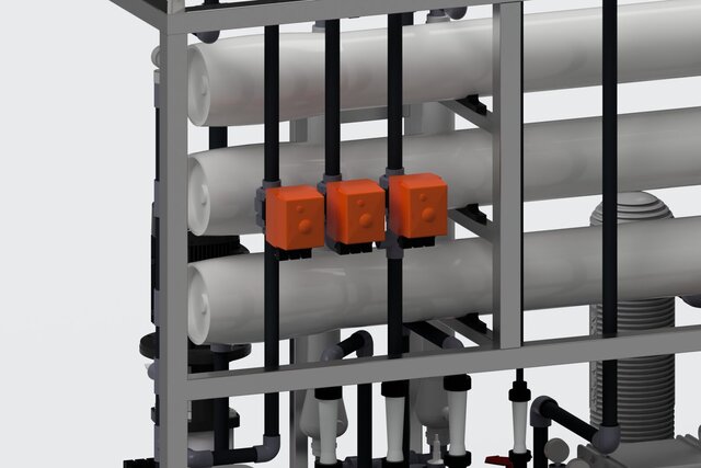 Industrial Reverse Osmosis Water Purification System | Mechanical Design – image 10 of 11
