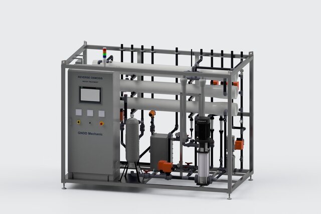 Industrial Reverse Osmosis Water Purification System | Mechanical Design – image 8 of 11