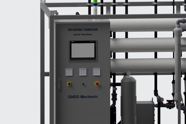 Industrial Reverse Osmosis Water Purification System | Mechanical Design – image 11 of 11