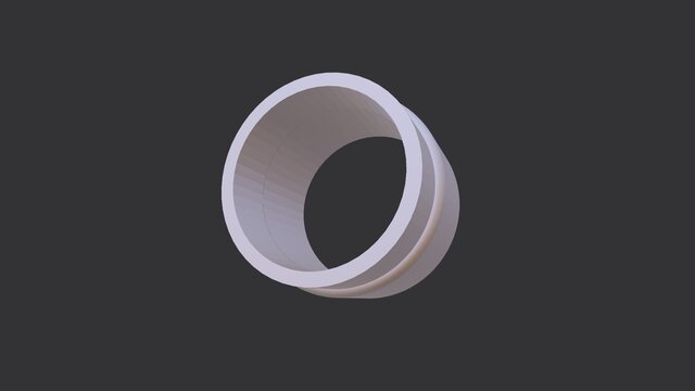 Curved Pipe Assembly with Mechanical Fittings – image 7 of 8
