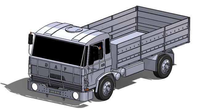 3D model of DAF Truck