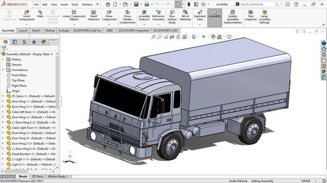 3D model of DAF Truck