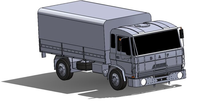 3D model of DAF Truck
