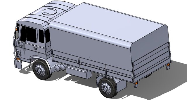 3D model of DAF Truck