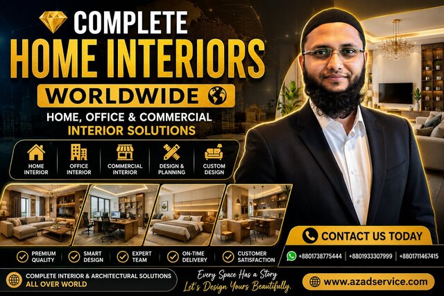 3D model of Interior Design All Over World