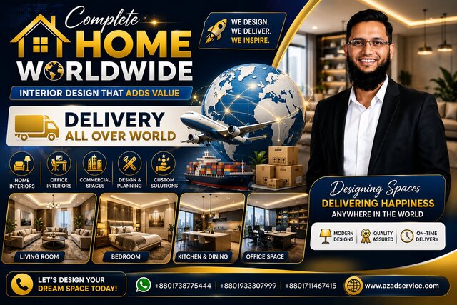 3D model of Interior Design All Over World