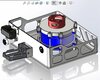 Battery-powered fire extinguishing system on Solidworks design by Adeleke
