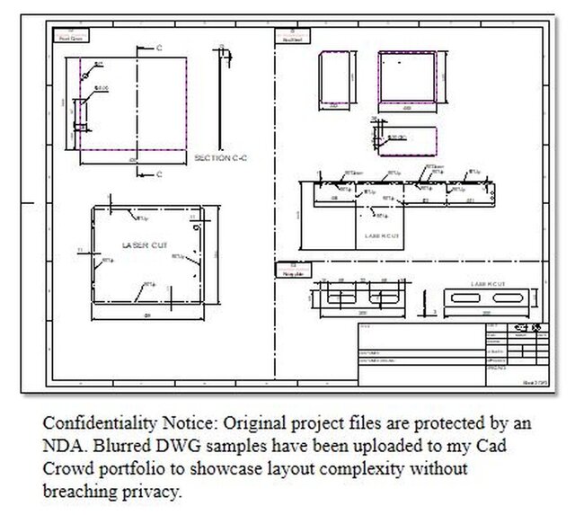 Sheet Metal Solar Battery Enclosure Design – image 5 of 6