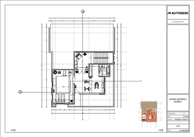 3D model of Modern 3-Story Residence: Full BIM Model & Architectural Sheet Set
