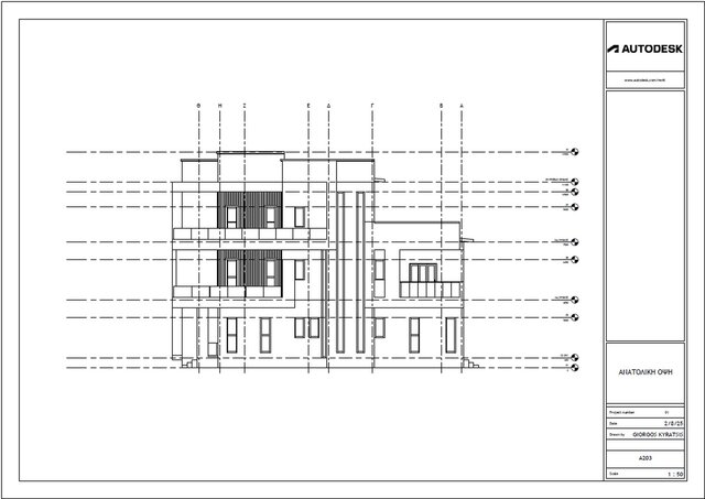 3D model of Modern 3-Story Residence: Full BIM Model & Architectural Sheet Set
