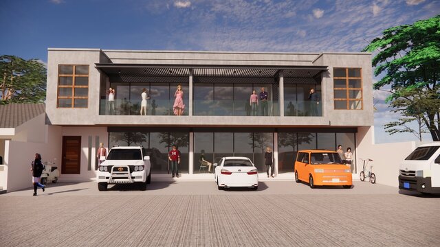 A TWO STOREY COMMERCIAL BUILDING – image 2 of 2