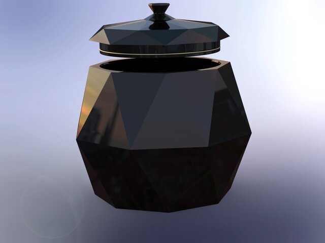 Geometric Memorial Urn Design – image 5 of 9