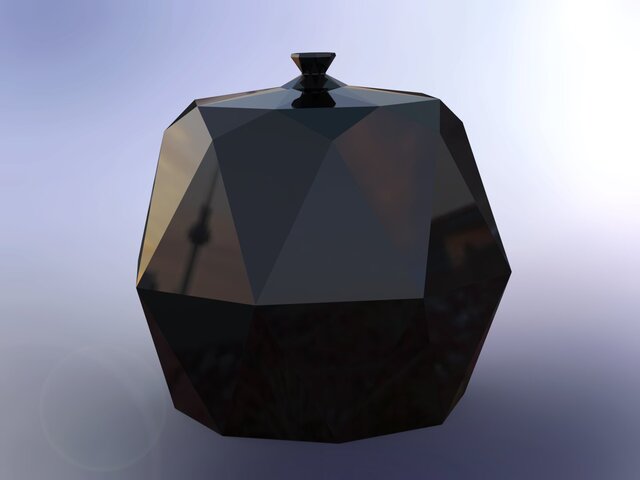 Geometric Memorial Urn Design – image 2 of 9
