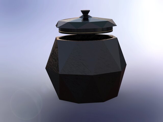 Geometric Memorial Urn Design – image 3 of 9